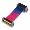 DTC550 Fargo YMCKK Full Color Ribbon with Two Black Resin Panels 500 Images